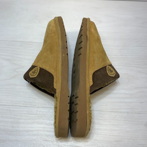 Ariat Silversmith Slipper Men\'s Size 12M Brown Square Toe Comfort Slip On Casual main image 8